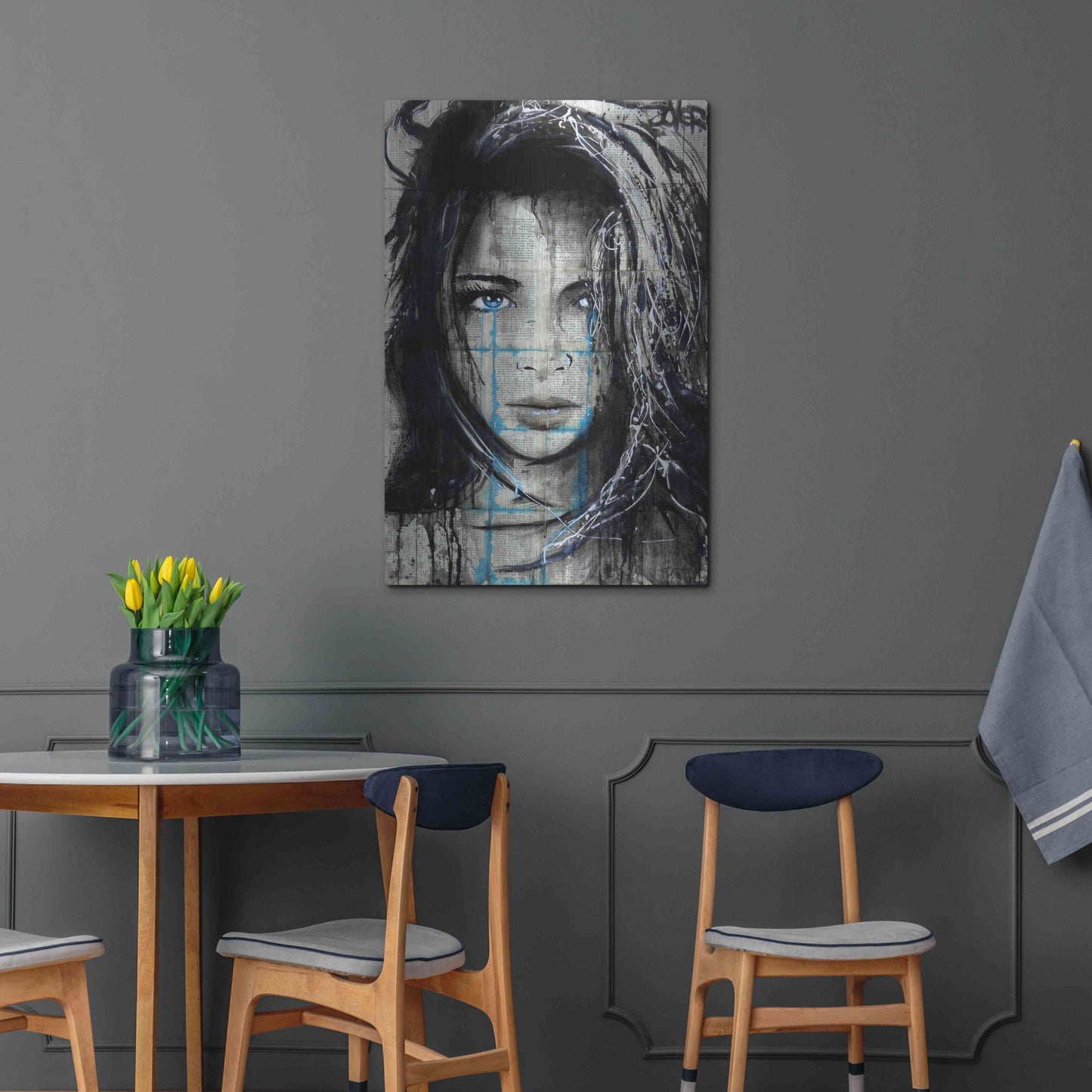 Luxe Metal Art 'Somedays2' by Loui Jover, Metal Wall Art,24x36