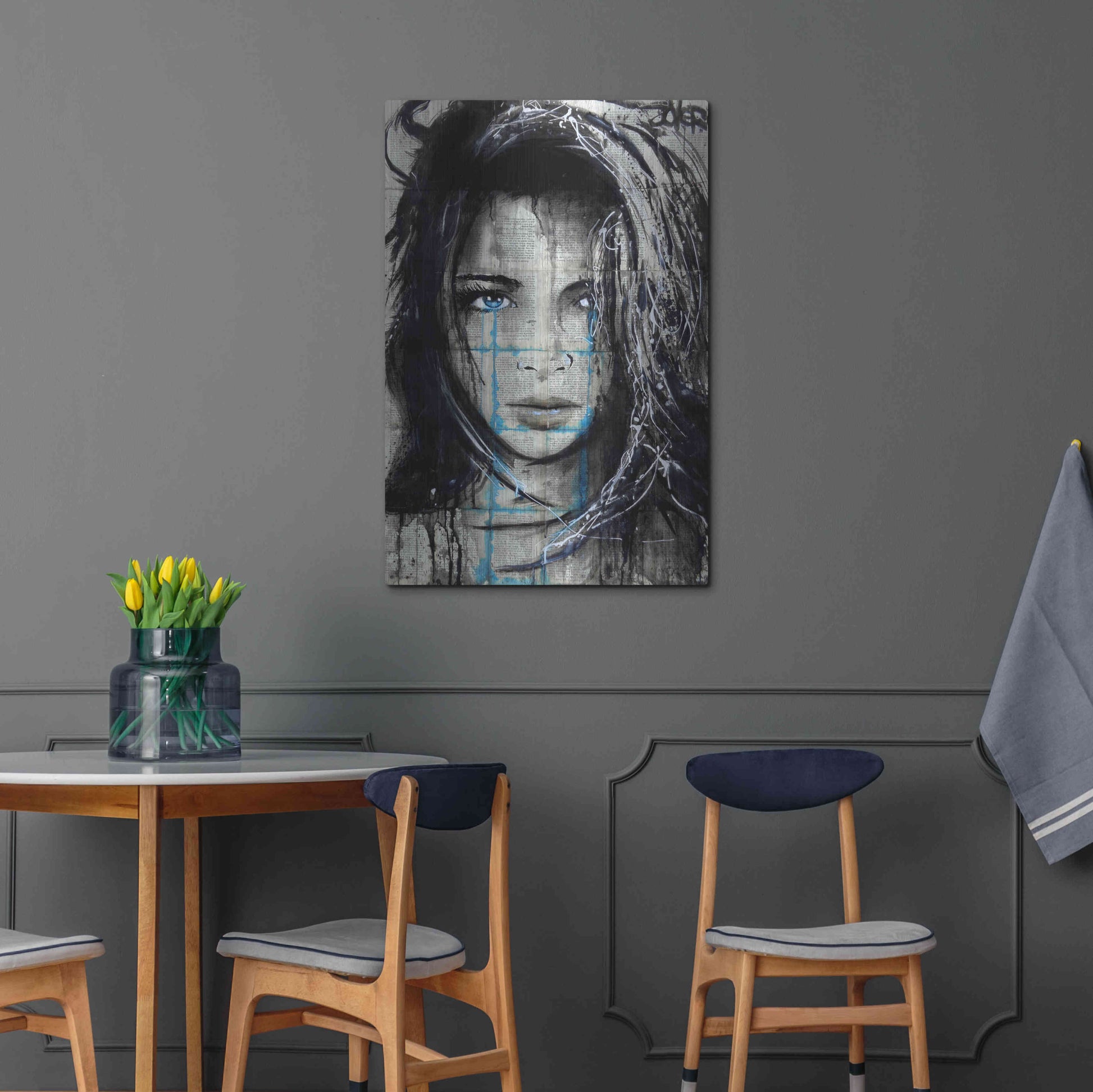 Luxe Metal Art 'Somedays2' by Loui Jover, Metal Wall Art,24x36