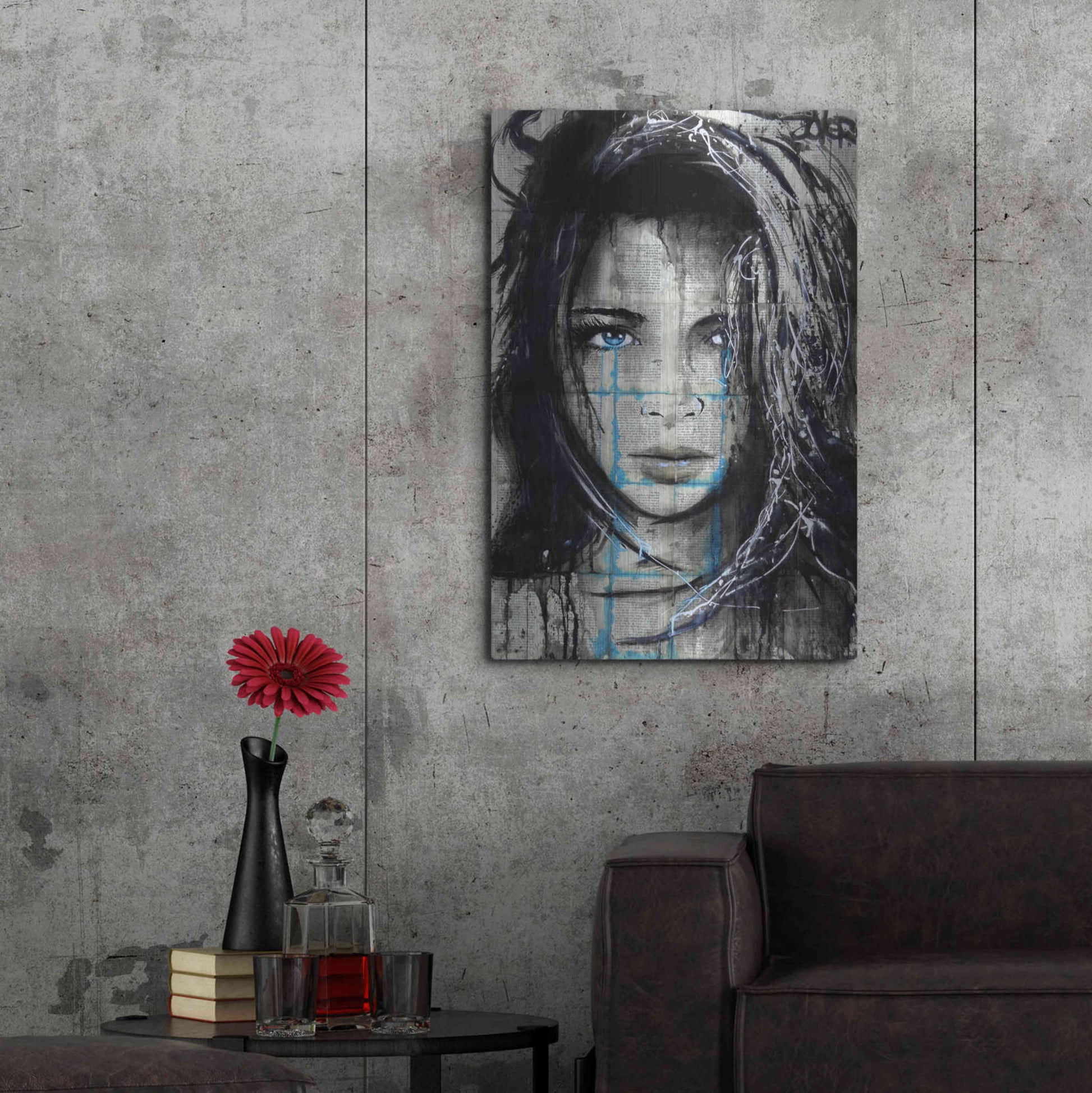 Luxe Metal Art 'Somedays2' by Loui Jover, Metal Wall Art,24x36