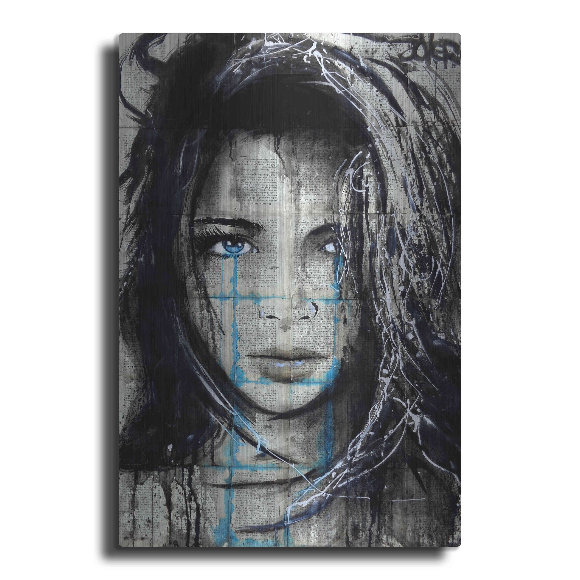 Luxe Metal Art 'Somedays2' by Loui Jover, Metal Wall Art