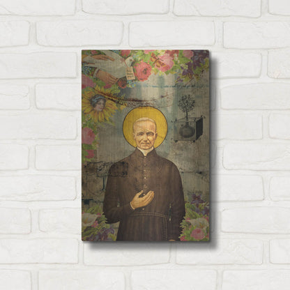 Luxe Metal Art 'The Holy Father' by Elo Marc, Metal Wall Art,12x16