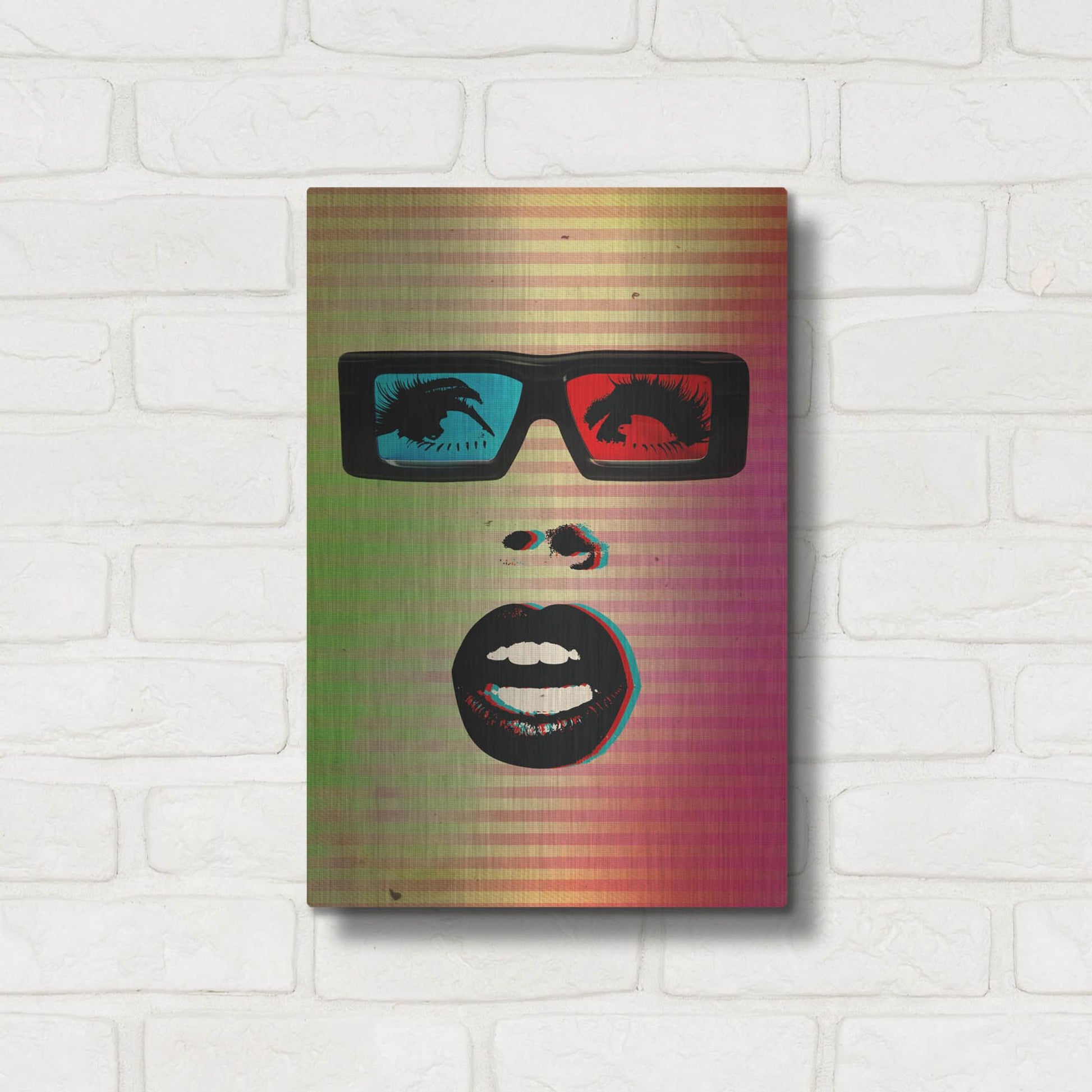 Luxe Metal Art '3D' by Elo Marc, Metal Wall Art,12x16