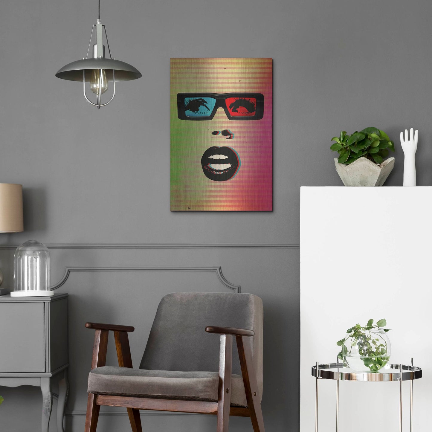 Luxe Metal Art '3D' by Elo Marc, Metal Wall Art,16x24