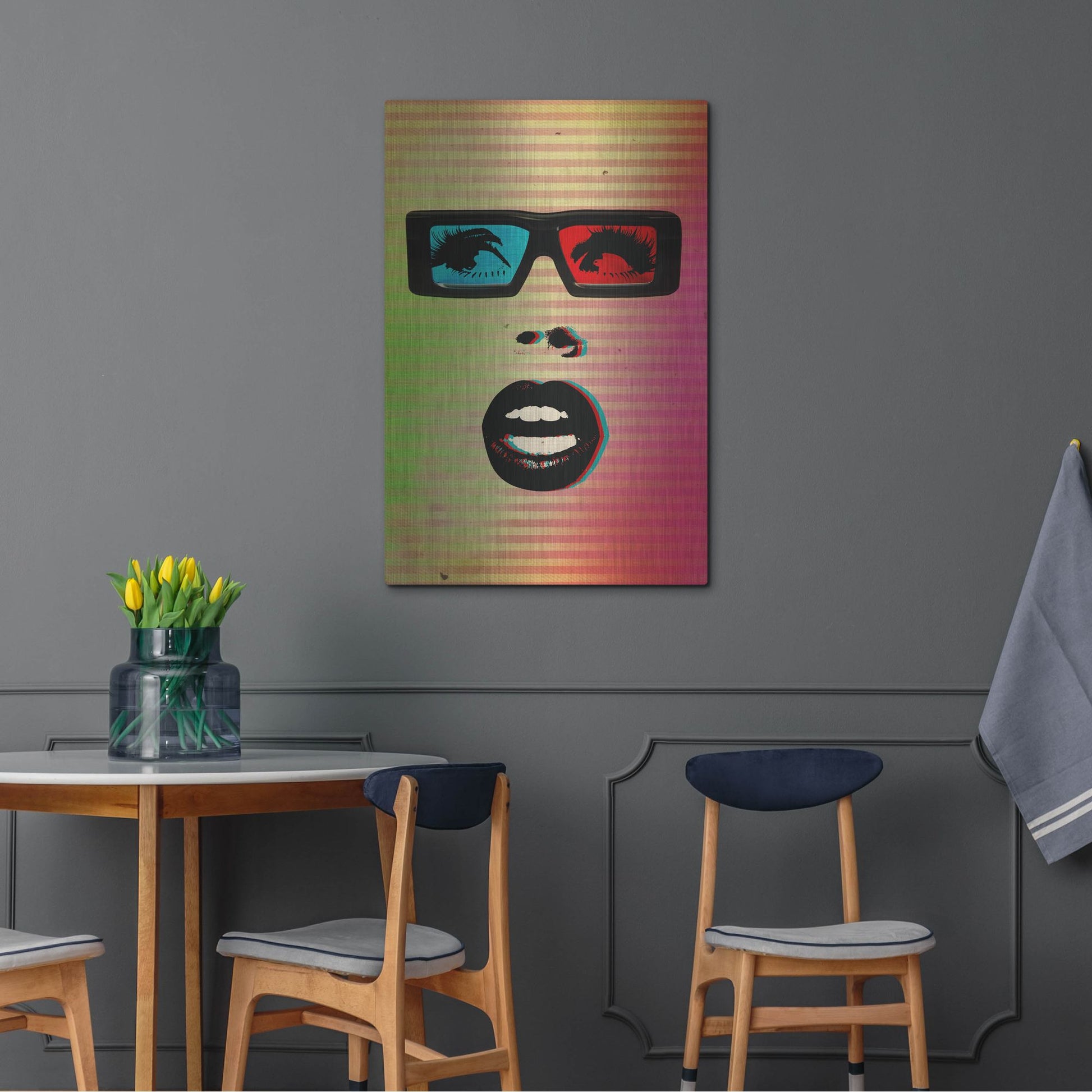 Luxe Metal Art '3D' by Elo Marc, Metal Wall Art,24x36