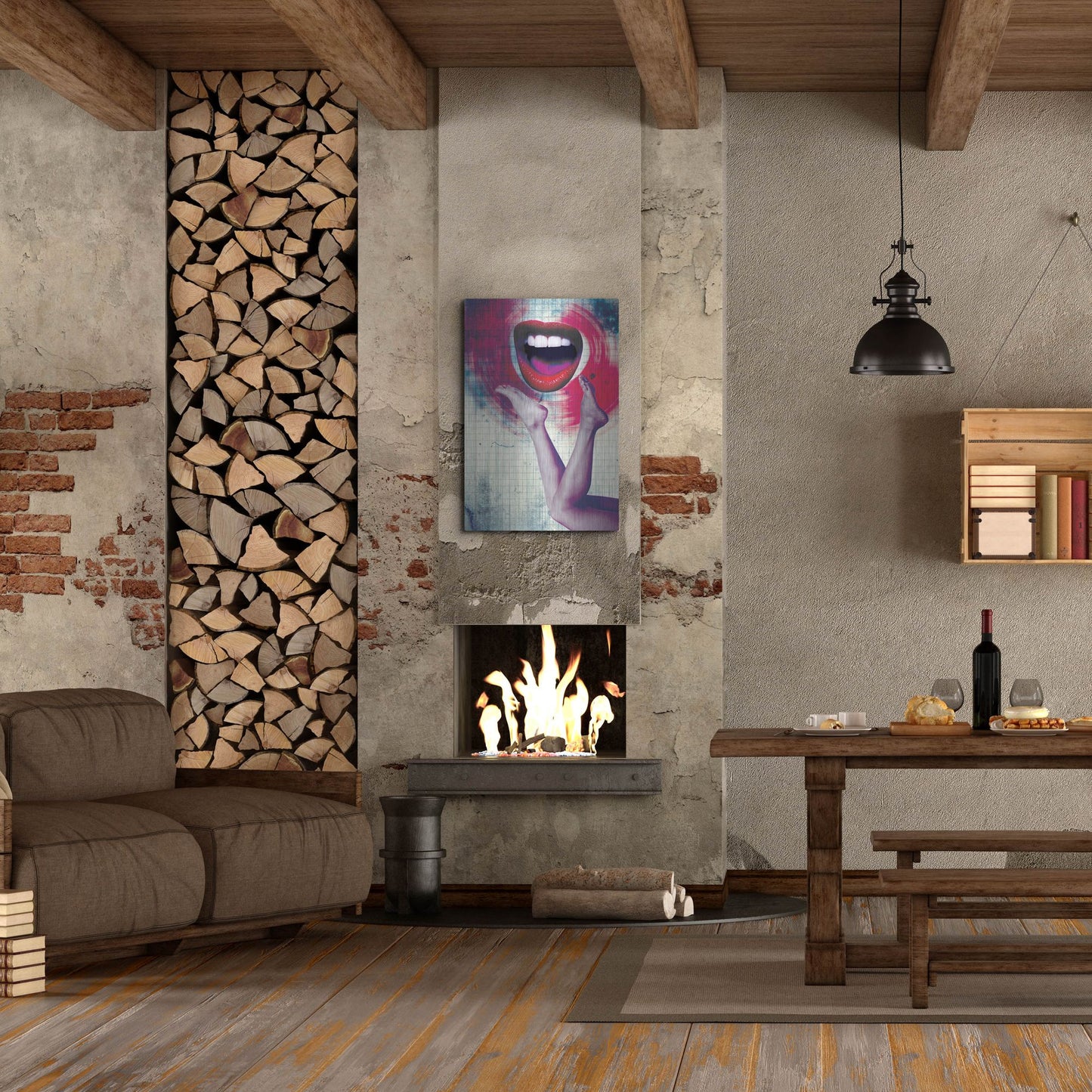 Luxe Metal Art 'Bla Bla Bla' by Elo Marc, Metal Wall Art,24x36