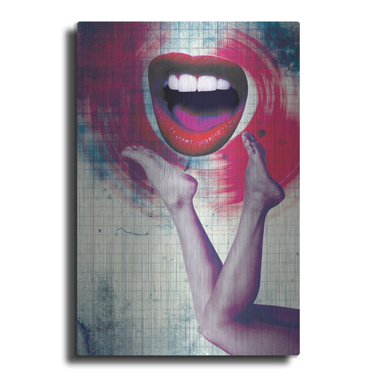 Luxe Metal Art 'Bla Bla Bla' by Elo Marc, Metal Wall Art