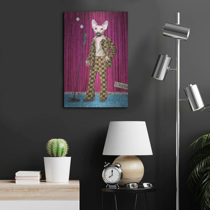 Luxe Metal Art 'Boogie Nights' by Elo Marc, Metal Wall Art,16x24