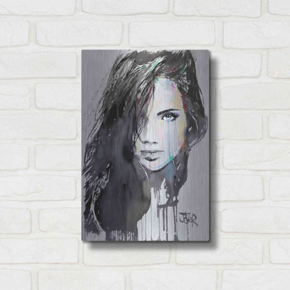 Luxe Metal Art 'Talisman' by Loui Jover, Metal Wall Art,12x16