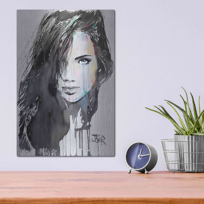 Luxe Metal Art 'Talisman' by Loui Jover, Metal Wall Art,12x16