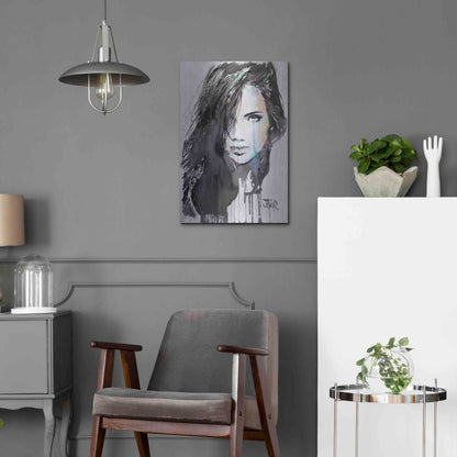 Luxe Metal Art 'Talisman' by Loui Jover, Metal Wall Art,16x24