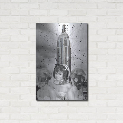 Luxe Metal Art 'We Built this City' by Elo Marc, Metal Wall Art,24x36