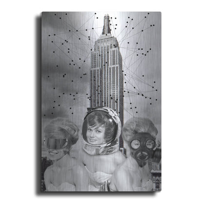 Luxe Metal Art 'We Built this City' by Elo Marc, Metal Wall Art