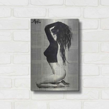 Luxe Metal Art 'The Black Top' by Loui Jover, Metal Wall Art,12x16