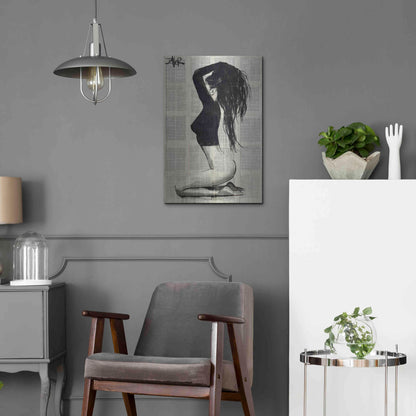 Luxe Metal Art 'The Black Top' by Loui Jover, Metal Wall Art,16x24