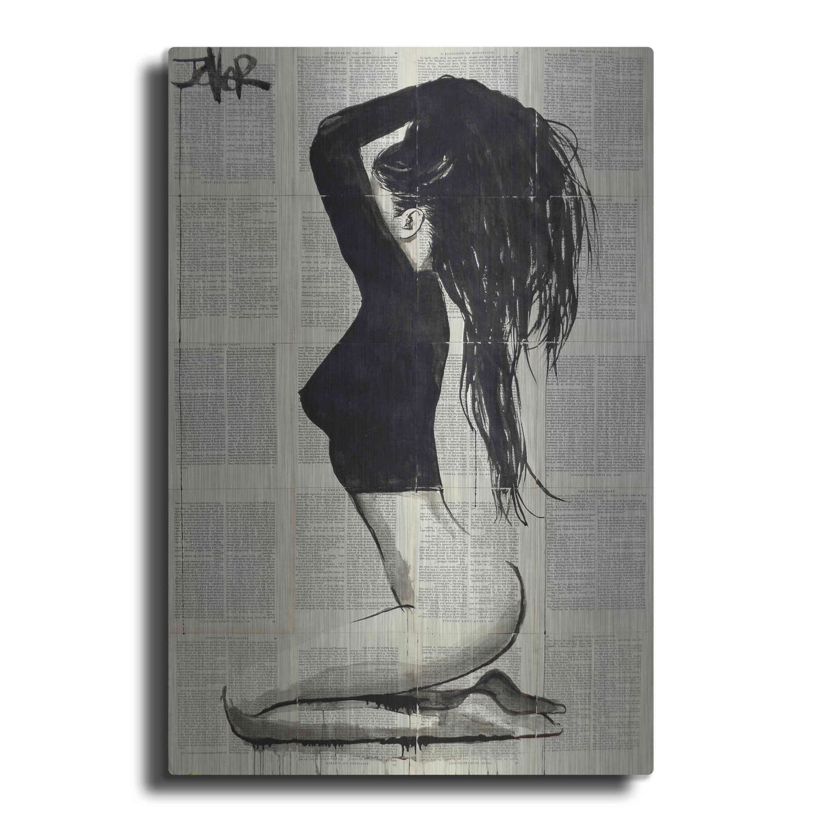 Luxe Metal Art 'The Black Top' by Loui Jover, Metal Wall Art