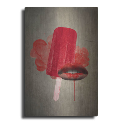 Luxe Metal Art 'Cold Kiss' by Elo Marc, Metal Wall Art