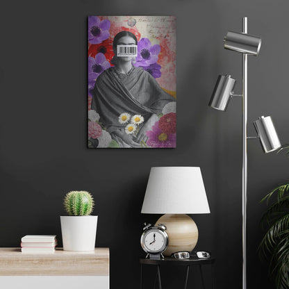 Luxe Metal Art 'Frida' by Elo Marc, Metal Wall Art,16x24