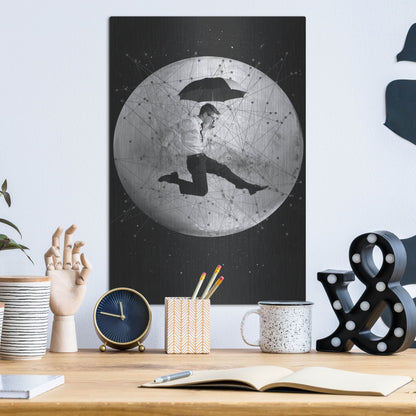 Luxe Metal Art 'Men Are From Mars' by Elo Marc, Metal Wall Art,12x16
