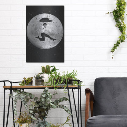 Luxe Metal Art 'Men Are From Mars' by Elo Marc, Metal Wall Art,12x16