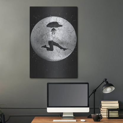 Luxe Metal Art 'Men Are From Mars' by Elo Marc, Metal Wall Art,24x36