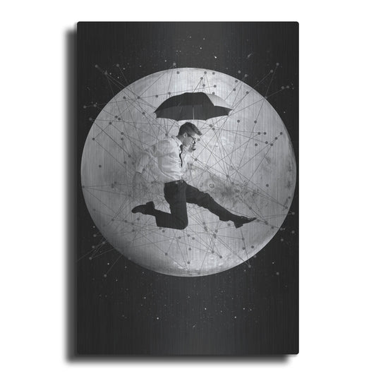 Luxe Metal Art 'Men Are From Mars' by Elo Marc, Metal Wall Art