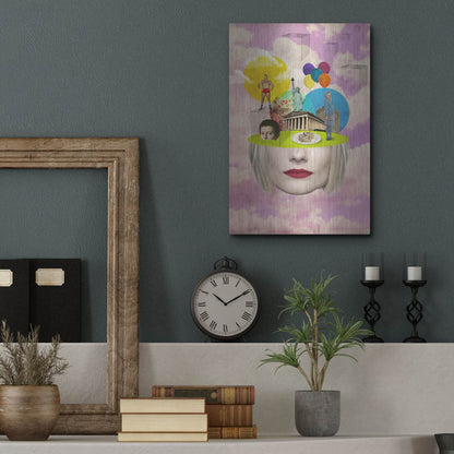 Luxe Metal Art 'Uncertainty' by Elo Marc, Metal Wall Art,12x16