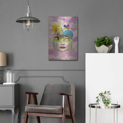 Luxe Metal Art 'Uncertainty' by Elo Marc, Metal Wall Art,16x24