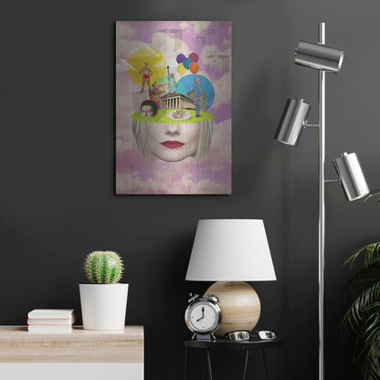 Luxe Metal Art 'Uncertainty' by Elo Marc, Metal Wall Art,16x24