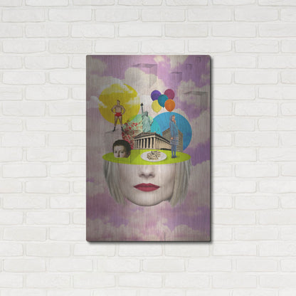 Luxe Metal Art 'Uncertainty' by Elo Marc, Metal Wall Art,24x36
