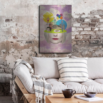Luxe Metal Art 'Uncertainty' by Elo Marc, Metal Wall Art,24x36