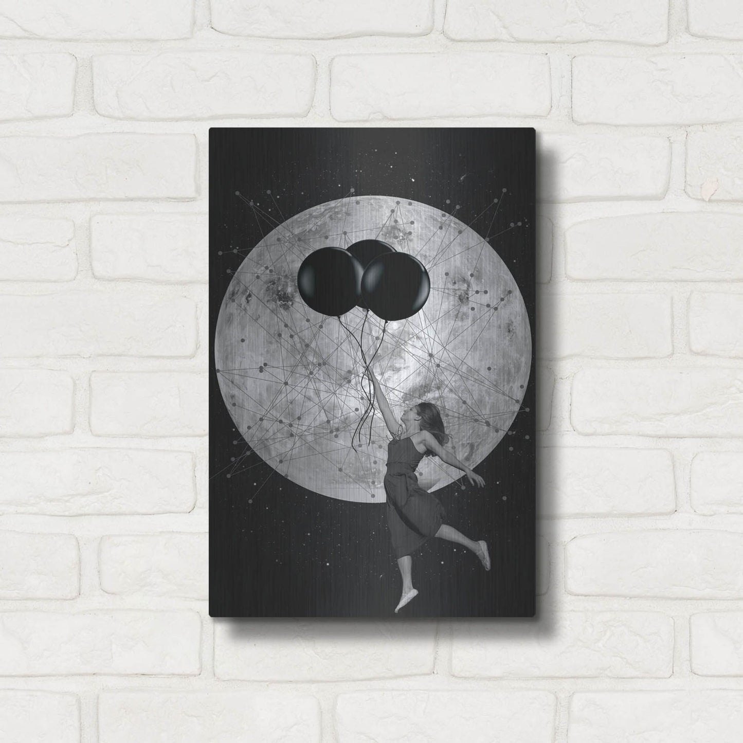 Luxe Metal Art 'Women Are From Venus' by Elo Marc, Metal Wall Art,12x16