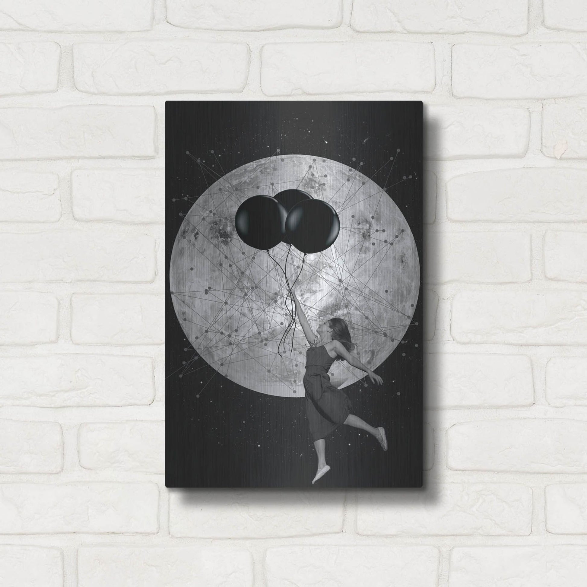 Luxe Metal Art 'Women Are From Venus' by Elo Marc, Metal Wall Art,12x16