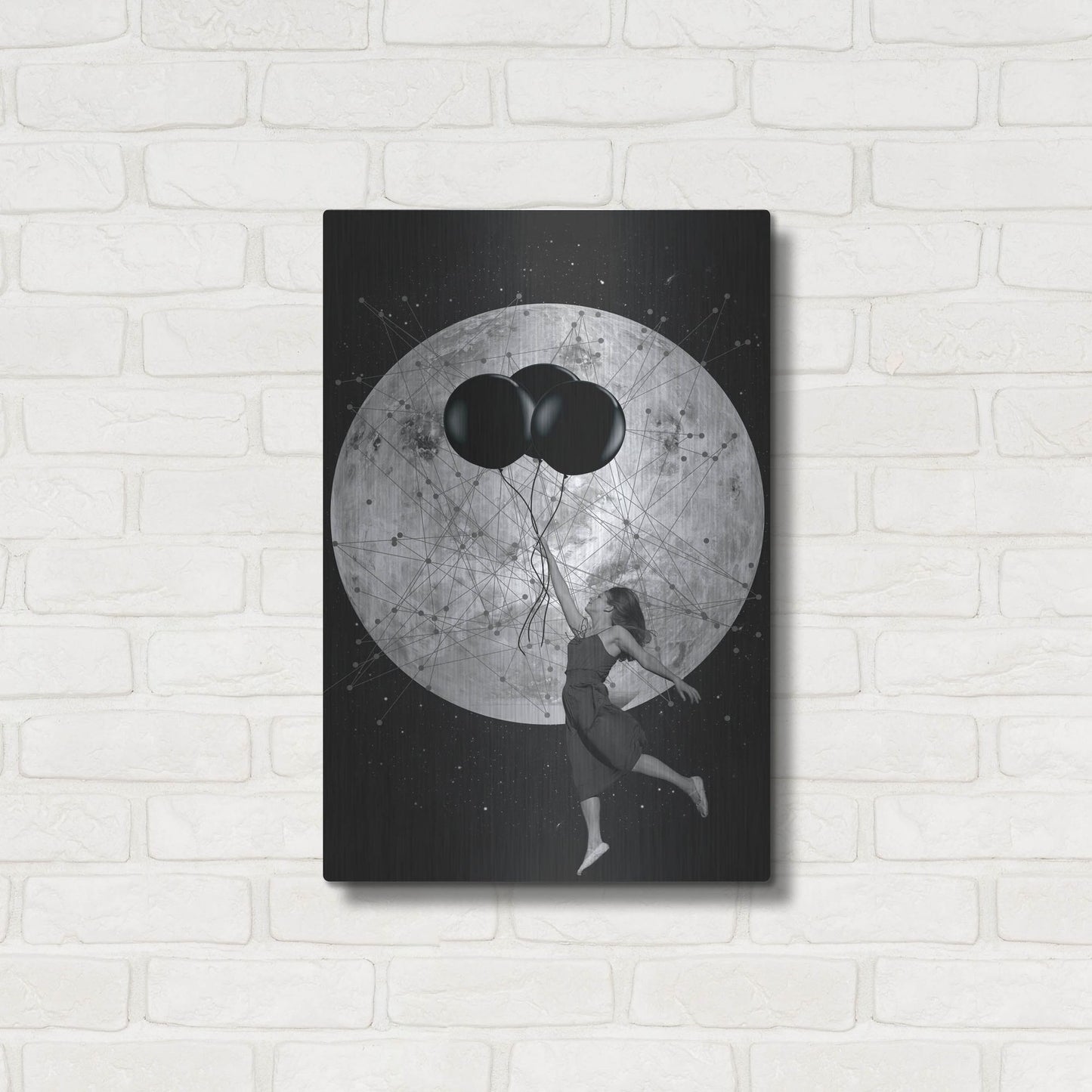 Luxe Metal Art 'Women Are From Venus' by Elo Marc, Metal Wall Art,16x24