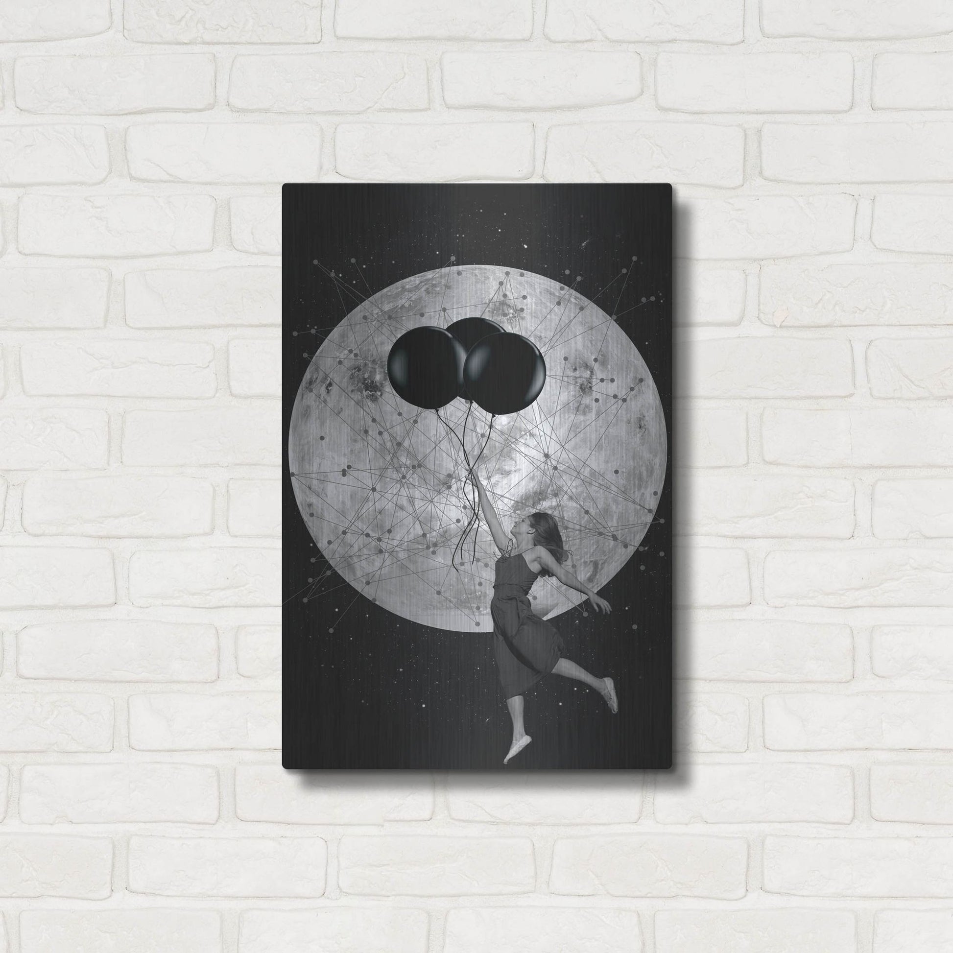 Luxe Metal Art 'Women Are From Venus' by Elo Marc, Metal Wall Art,16x24