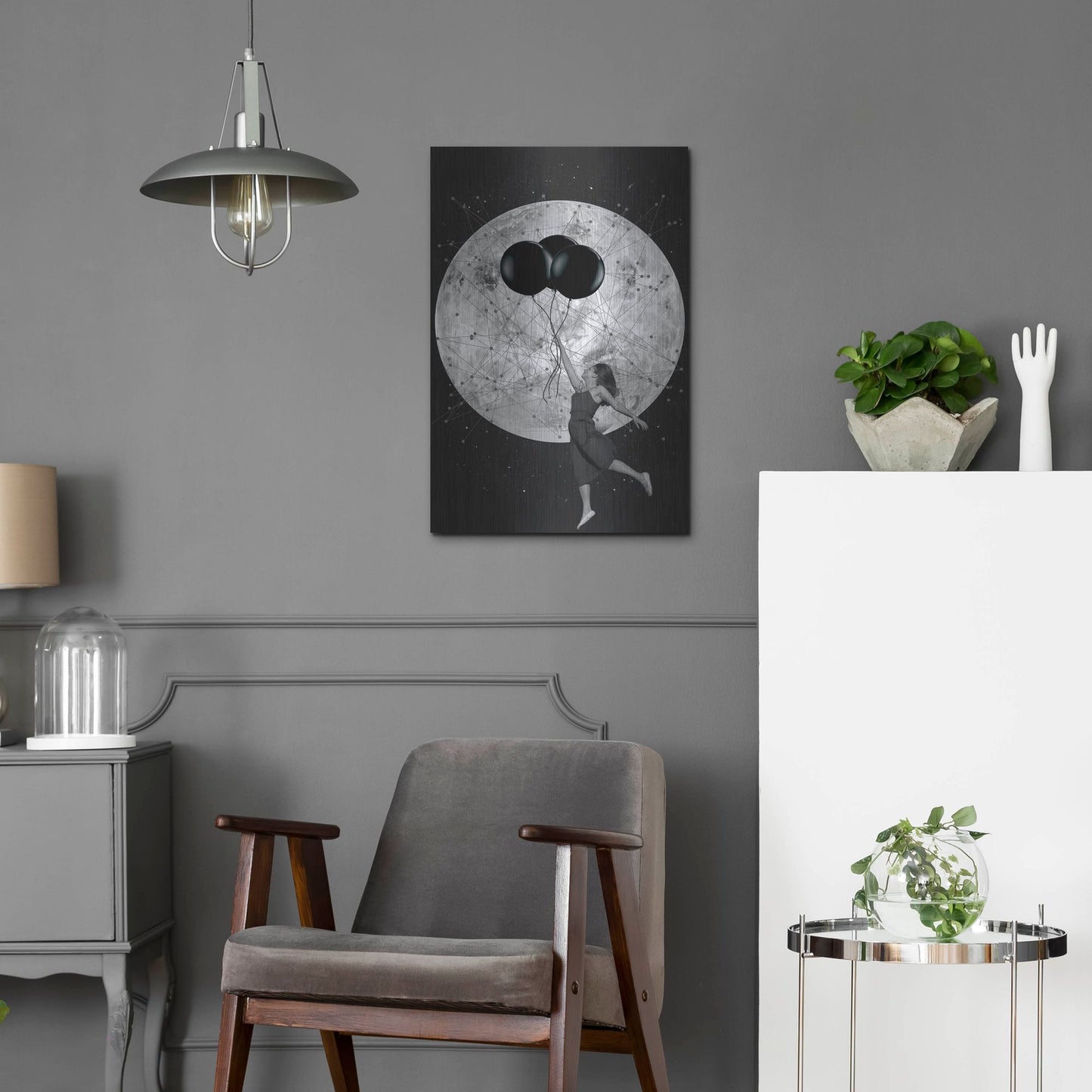 Luxe Metal Art 'Women Are From Venus' by Elo Marc, Metal Wall Art,16x24