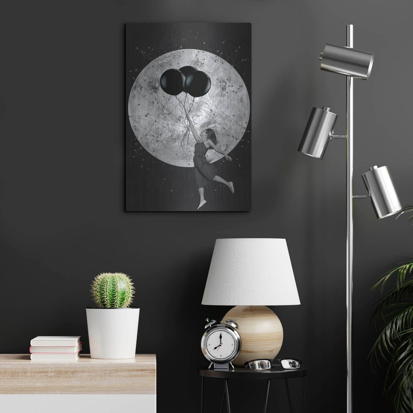 Luxe Metal Art 'Women Are From Venus' by Elo Marc, Metal Wall Art,16x24