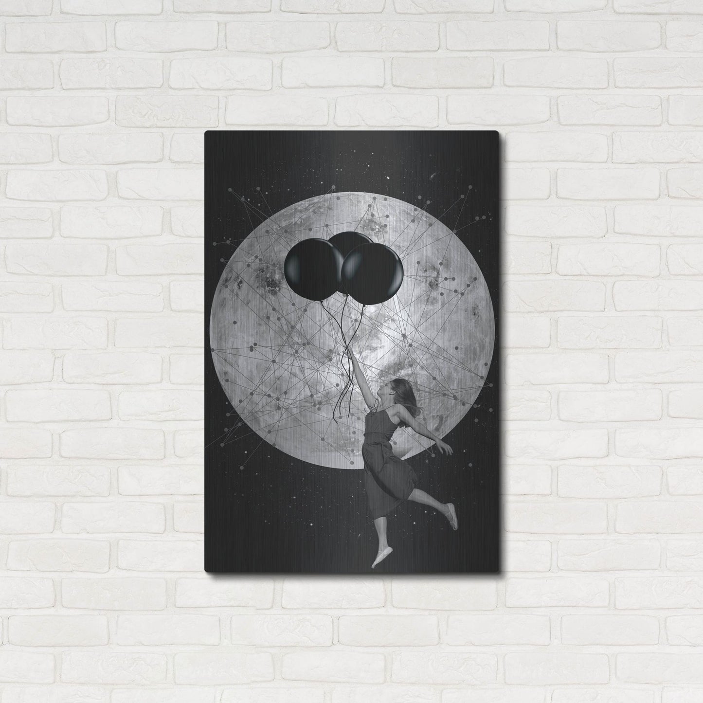 Luxe Metal Art 'Women Are From Venus' by Elo Marc, Metal Wall Art,24x36