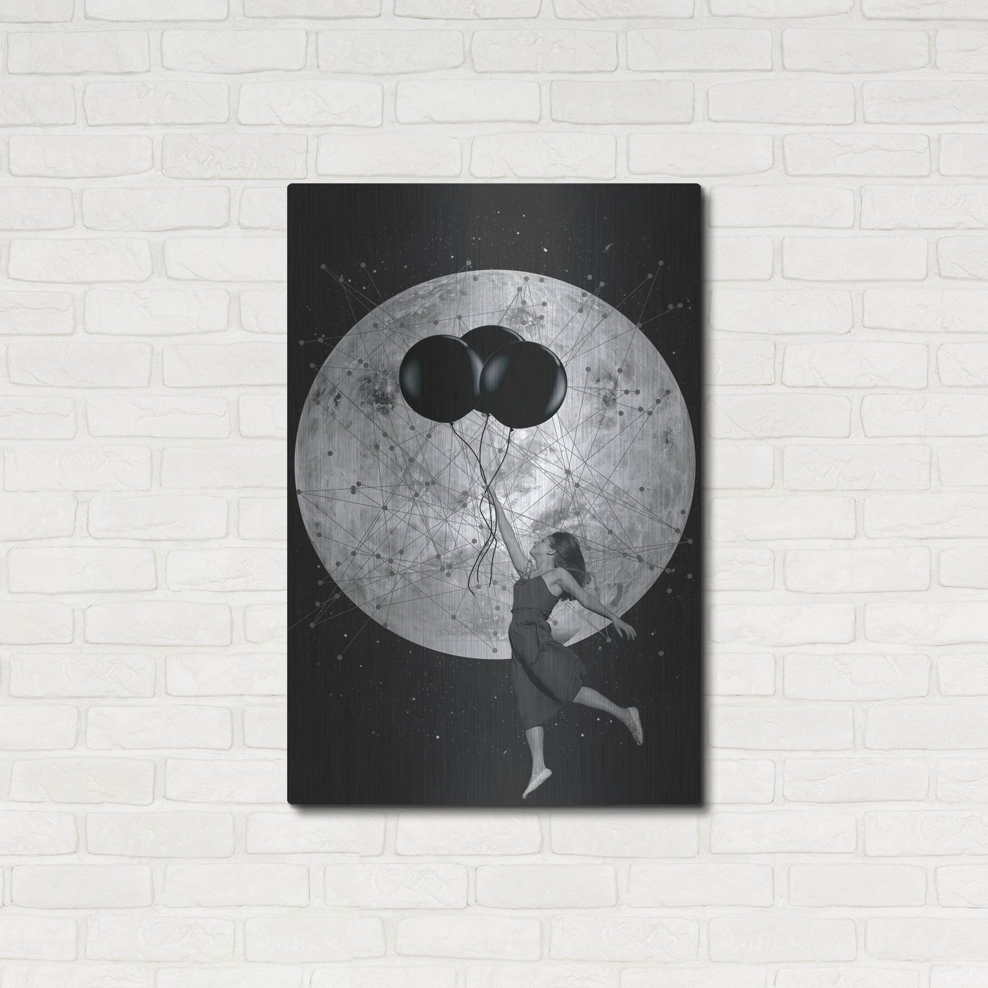 Luxe Metal Art 'Women Are From Venus' by Elo Marc, Metal Wall Art,24x36