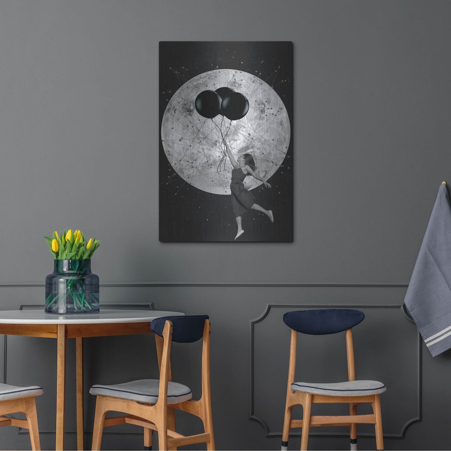 Luxe Metal Art 'Women Are From Venus' by Elo Marc, Metal Wall Art,24x36