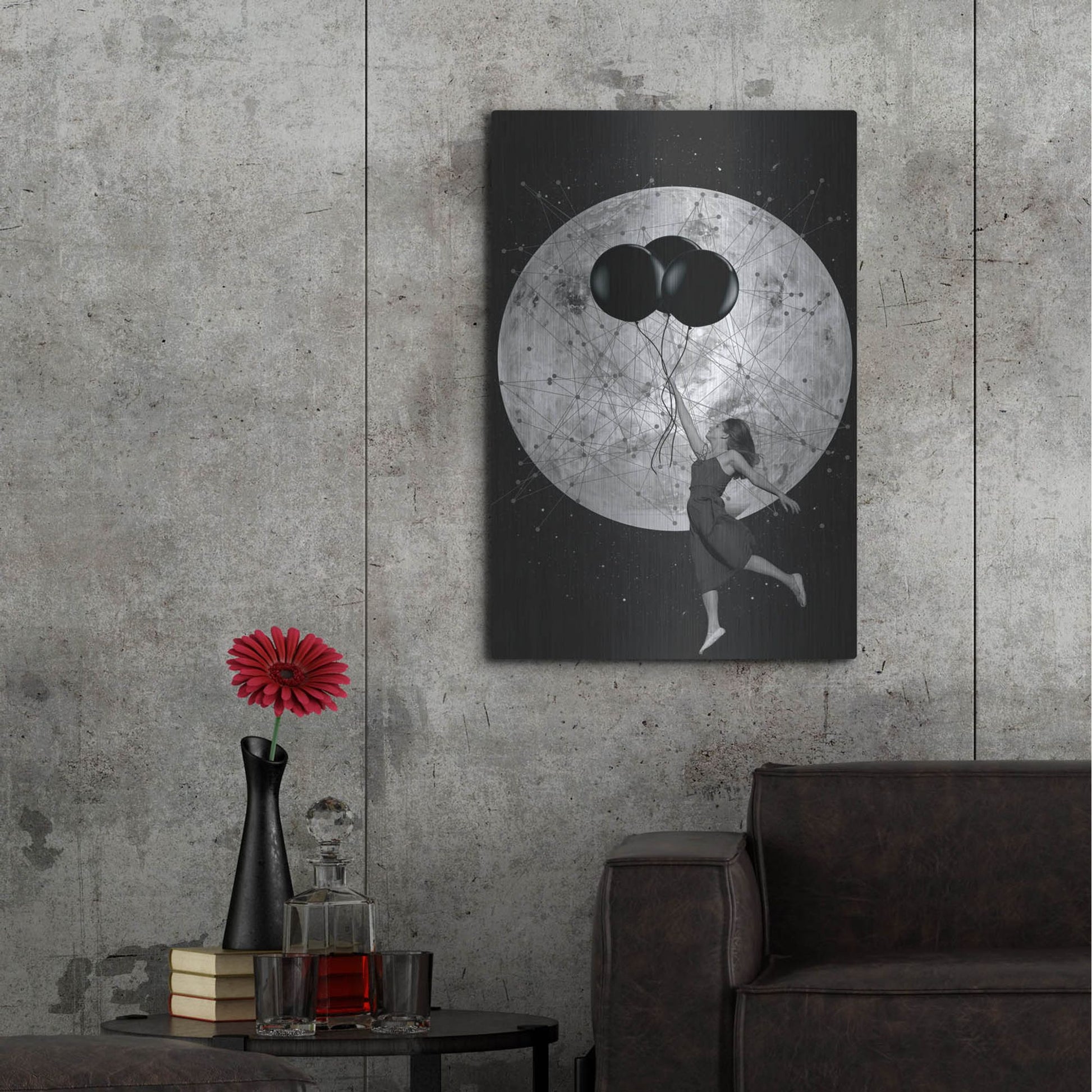 Luxe Metal Art 'Women Are From Venus' by Elo Marc, Metal Wall Art,24x36