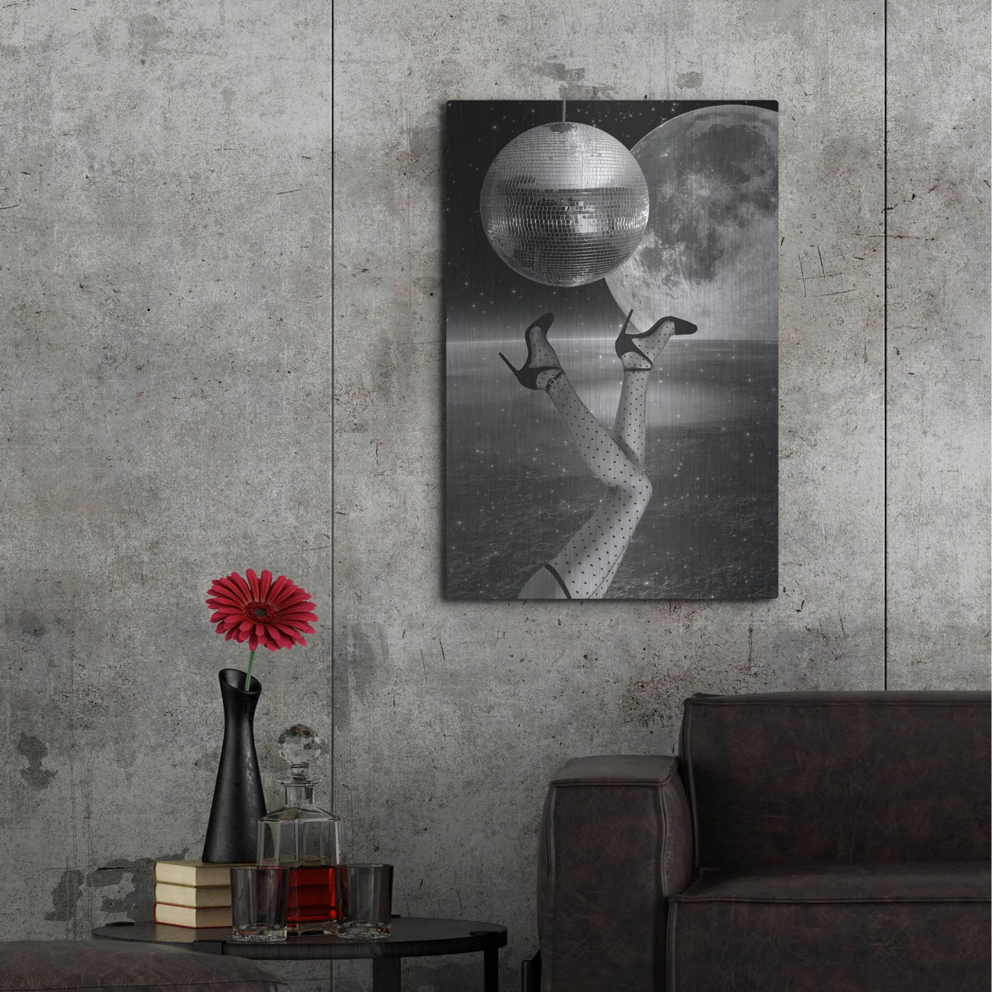 Luxe Metal Art 'Hangin' Over' by Elo Marc, Metal Wall Art,24x36