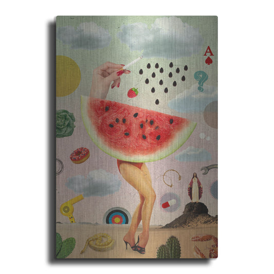 Luxe Metal Art 'Juicy' by Elo Marc, Metal Wall Art