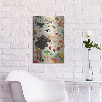 Luxe Metal Art 'Candid' by Elo Marc, Metal Wall Art,16x24