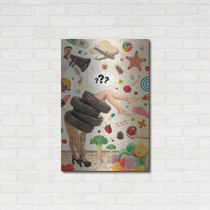 Luxe Metal Art 'Candid' by Elo Marc, Metal Wall Art,24x36