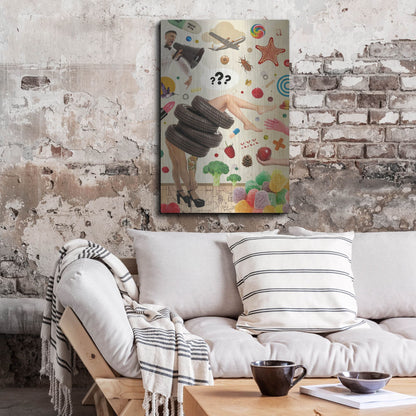 Luxe Metal Art 'Candid' by Elo Marc, Metal Wall Art,24x36