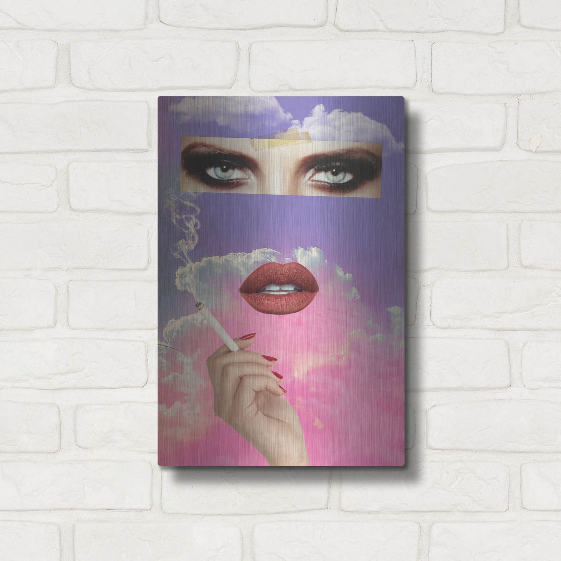 Luxe Metal Art 'Vanity' by Elo Marc, Metal Wall Art,12x16