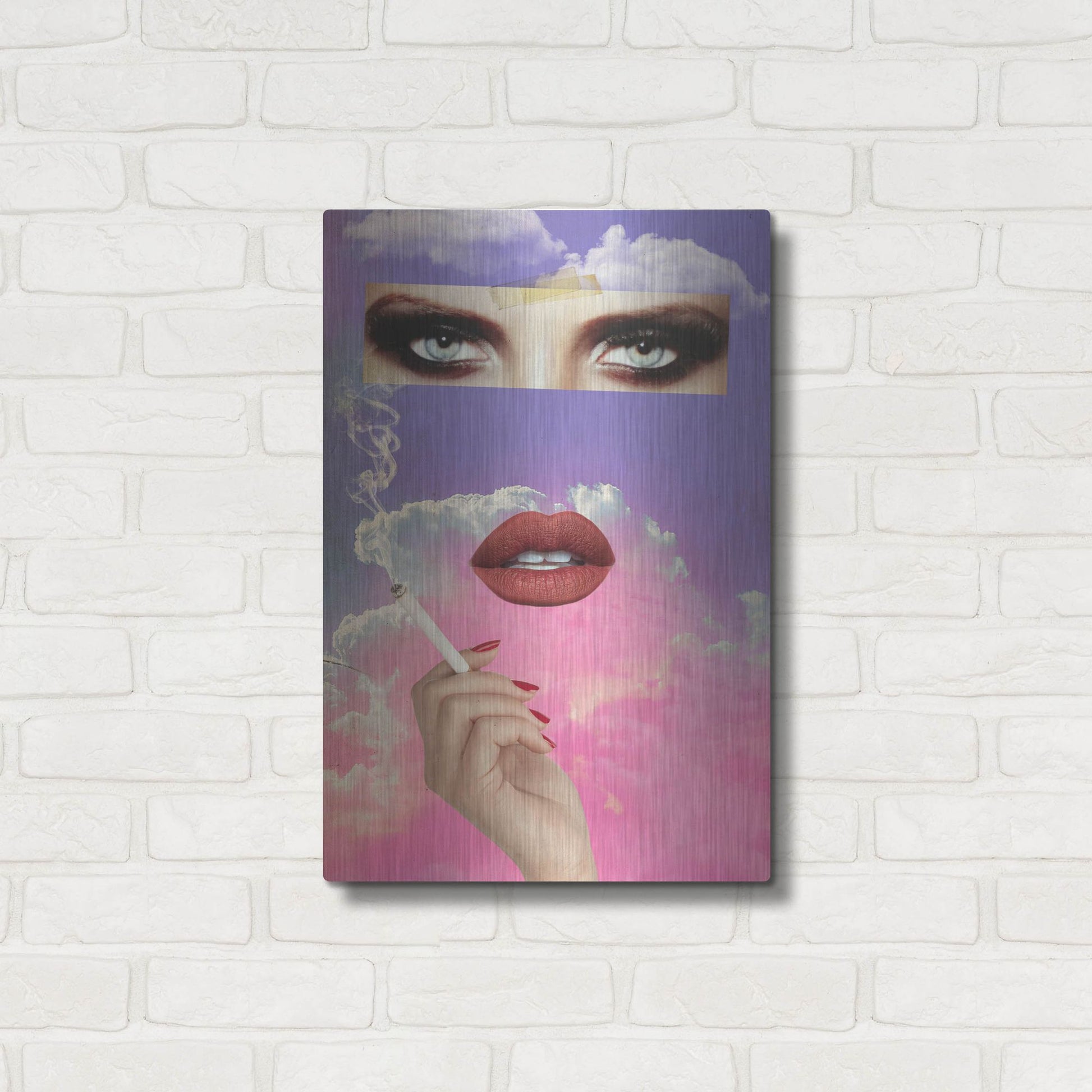 Luxe Metal Art 'Vanity' by Elo Marc, Metal Wall Art,16x24