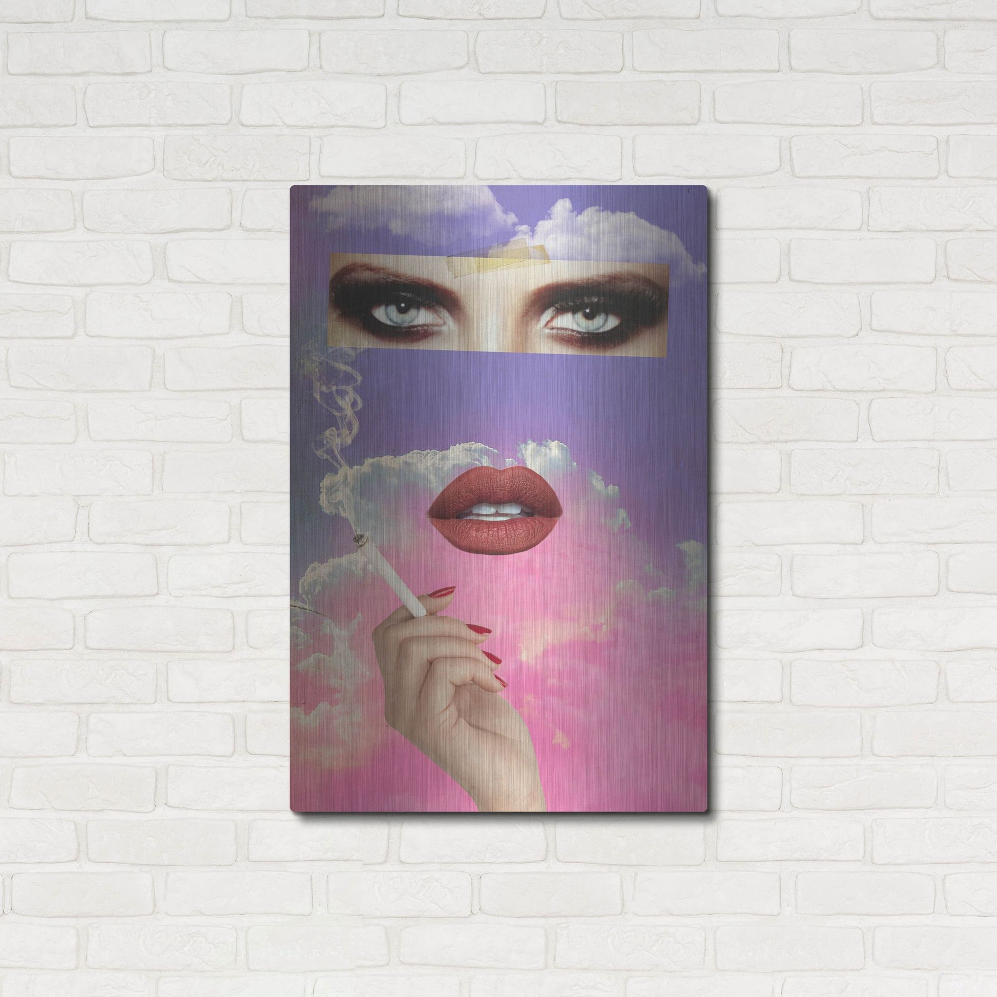 Luxe Metal Art 'Vanity' by Elo Marc, Metal Wall Art,24x36