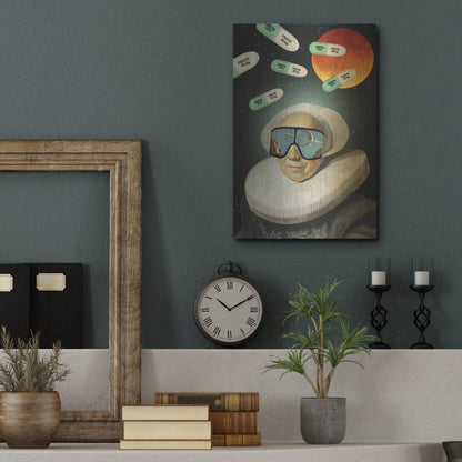 Luxe Metal Art 'Virtual Reality' by Elo Marc, Metal Wall Art,12x16