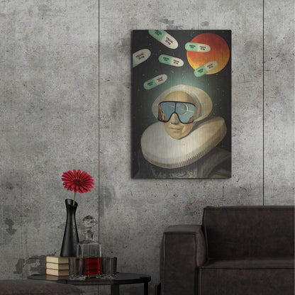 Luxe Metal Art 'Virtual Reality' by Elo Marc, Metal Wall Art,24x36